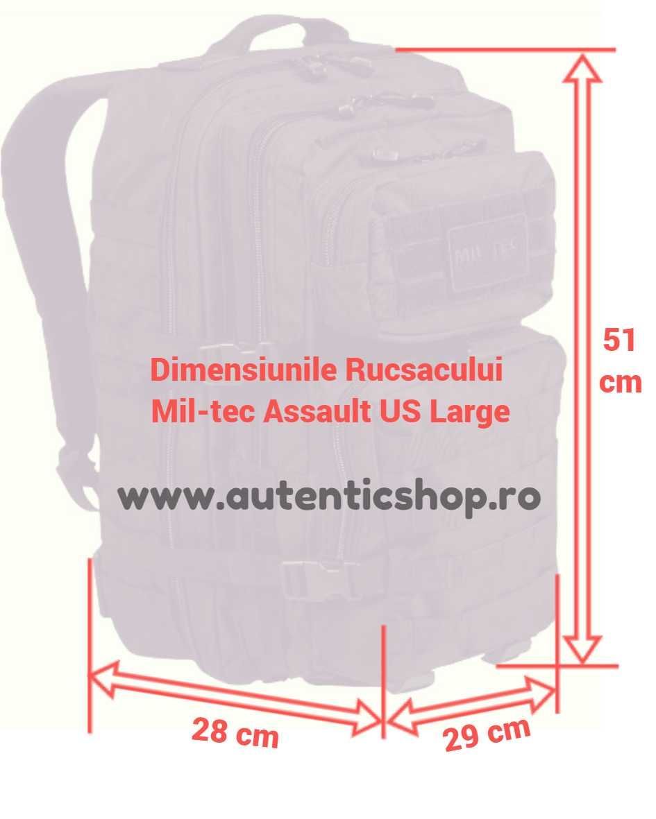 Rucsac MILTEC Camuflaj DIGITAL W/L Impermeabil Tactic Utilitar Munte
