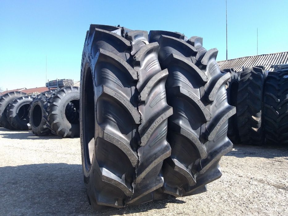 Cauciucuri noi 380/70 R28 OZKA radiale anvelope tractor pe sarma