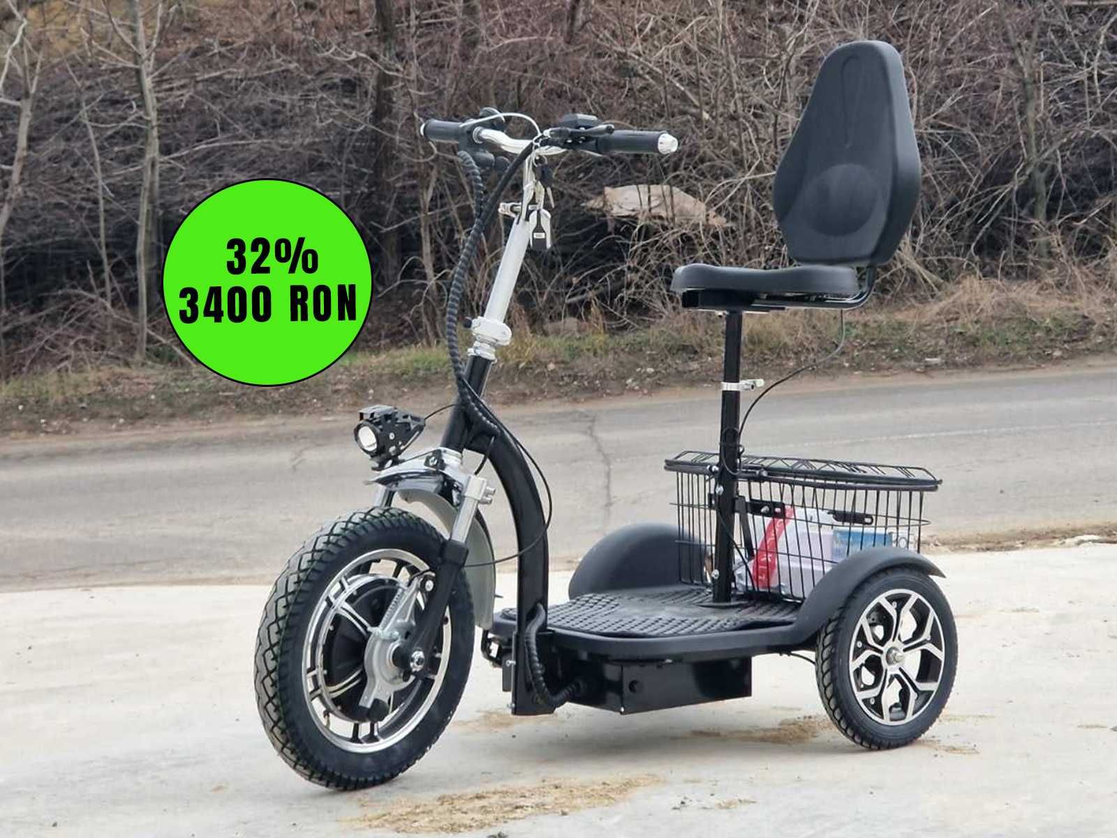Tricicleta electrica/scuter electric FARA PERMIS!! Livrare acasa, NOU