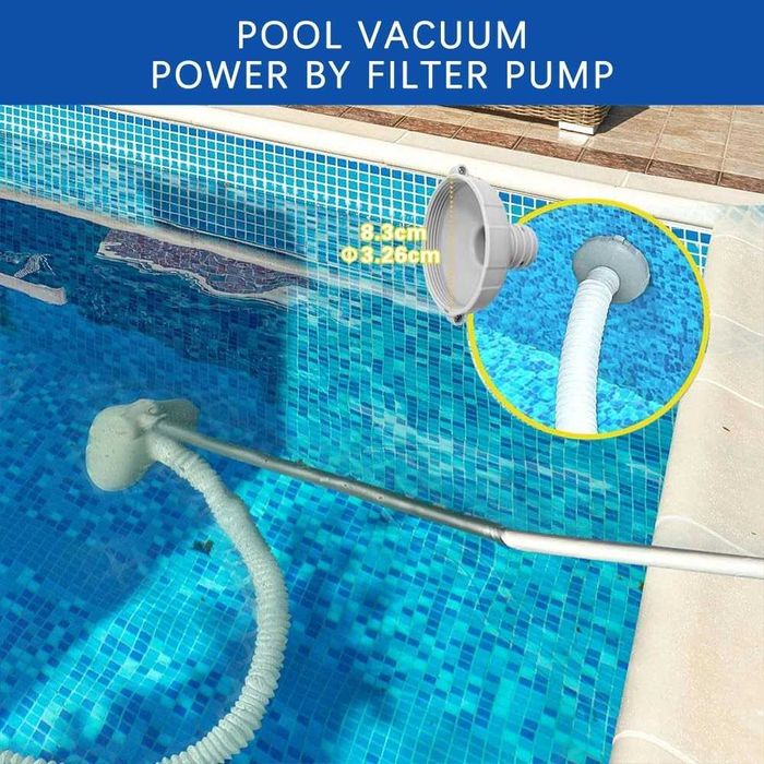 Aspirator de podea pentru piscină cu furtun