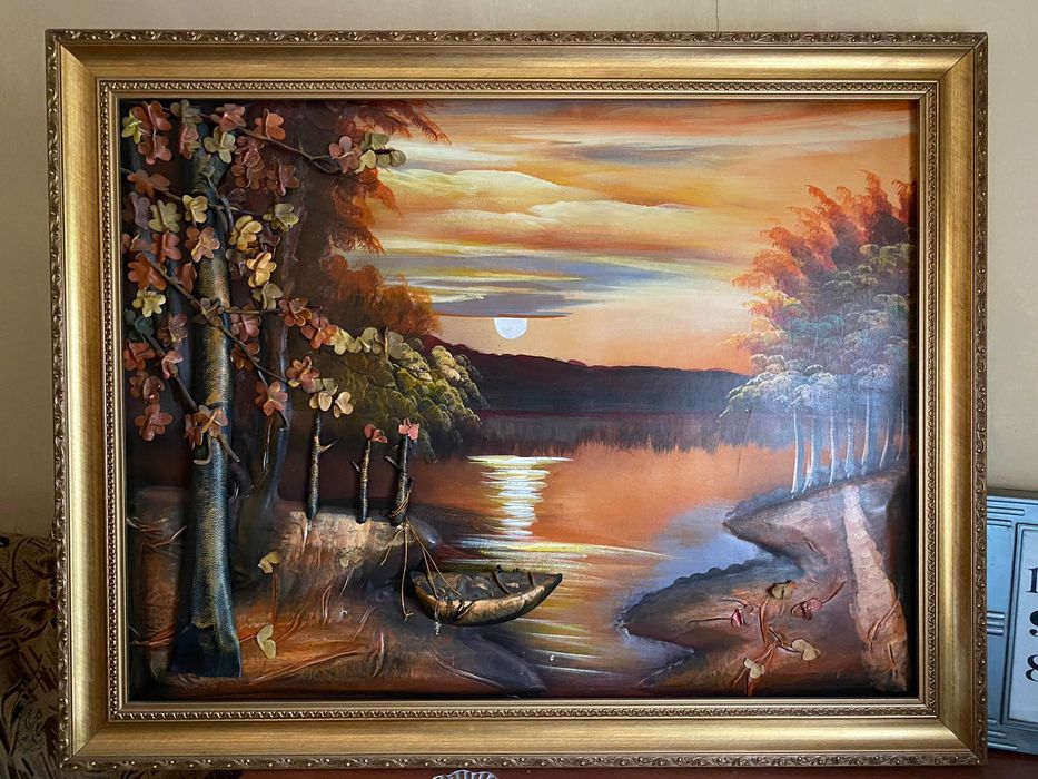 Продам картину кожа.