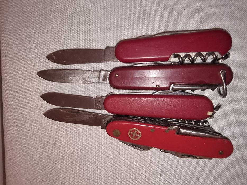 Colecție 4 bricege elvețiene și germane – Victorinox, Solingen , FES