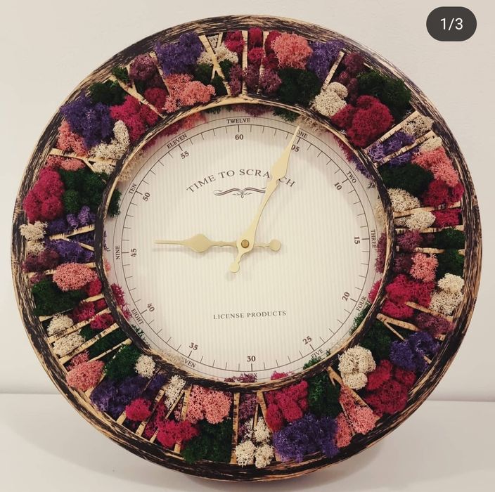 Ceas cu licheni stabilizati