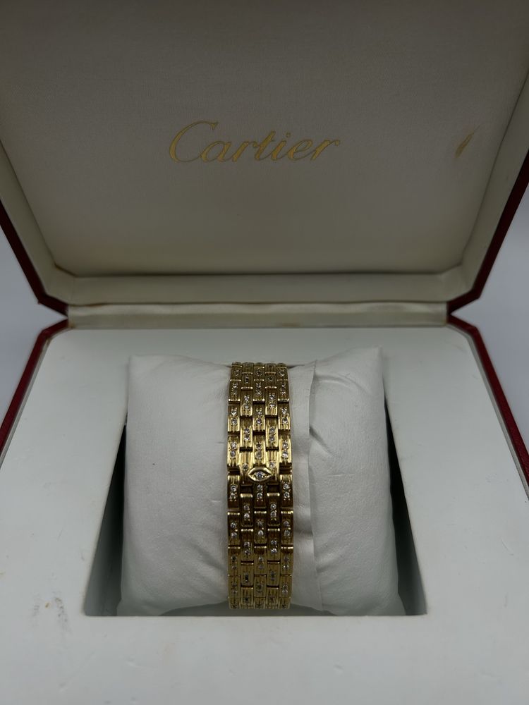 Ceas Cartier Panthere 18 k cu diamante