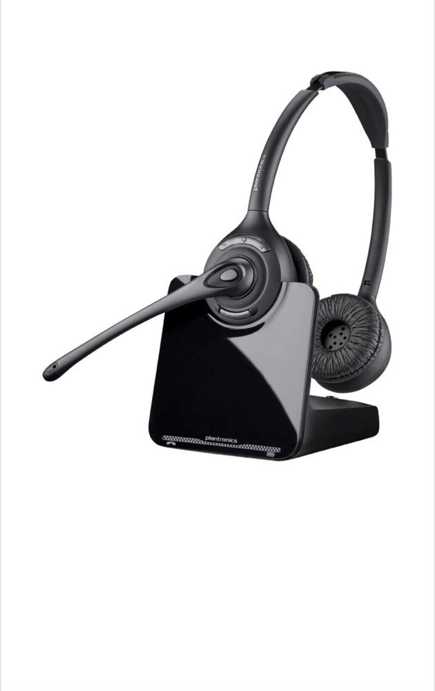 Casti Call Center Wireless Plantronics CS520, Varianta Binaurala