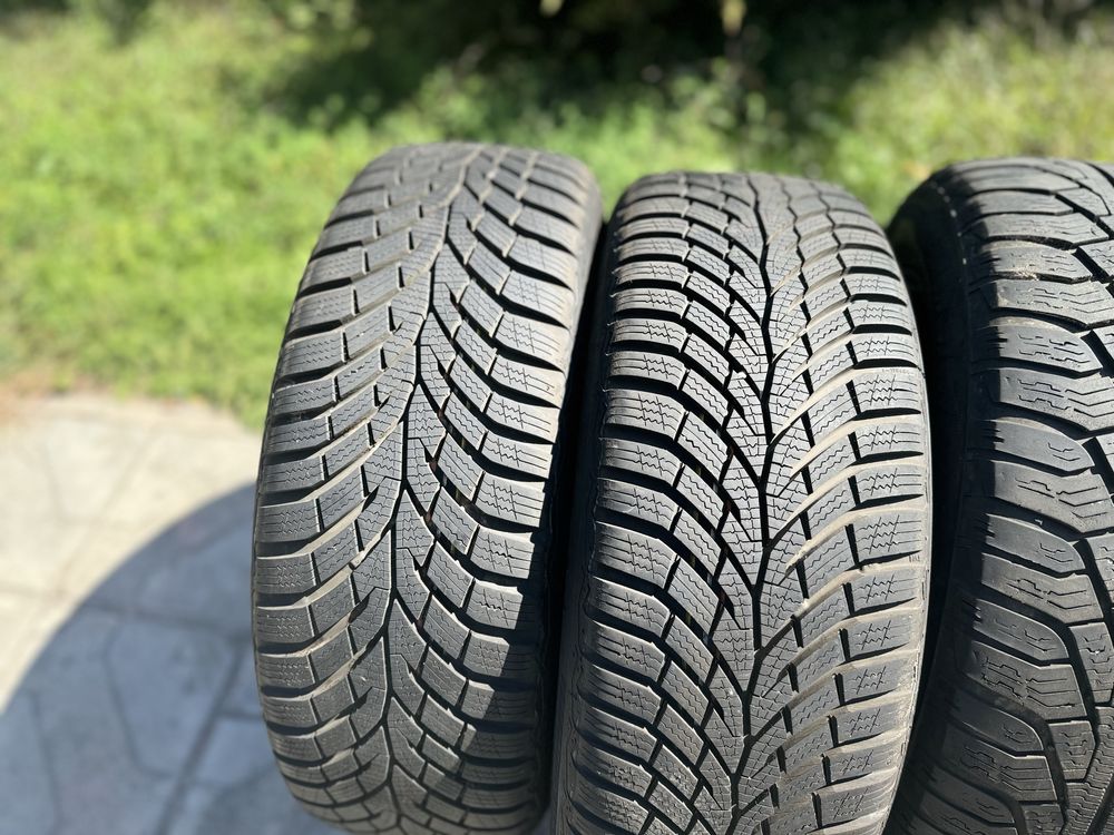 4бр Зимни гуми 205/55/16 с джанти за VW