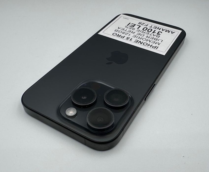 Amanet F28: Iphone 15 Pro 128 GB