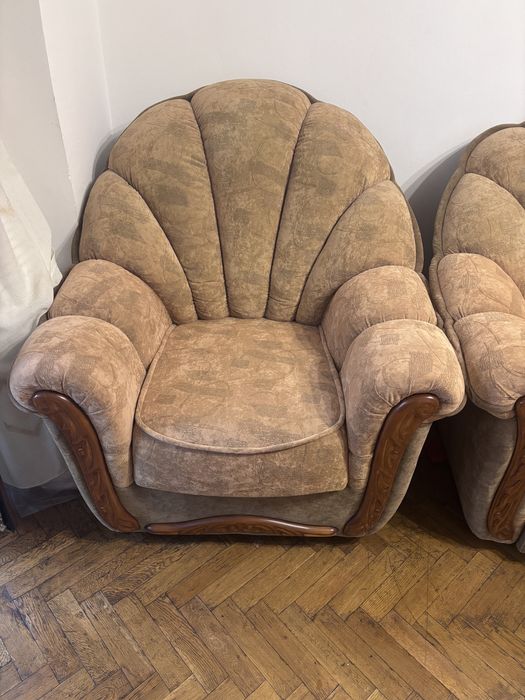 Canapea extensibila + 2 fotolii