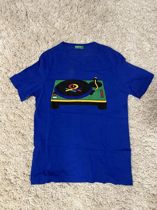 Tricou albastru United Colors of Benetton