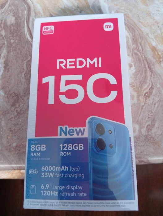 REDMI 15C  чисто нов