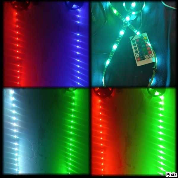 Светлинни ленти, диско лампa USB, въртяща диско топка, всичко 18 лв