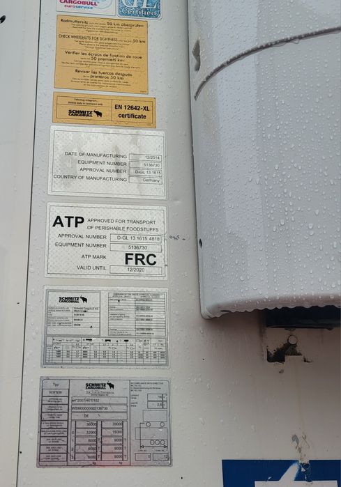 Semiremorca frigorifica frigo frig schmitz  DoubleDeck