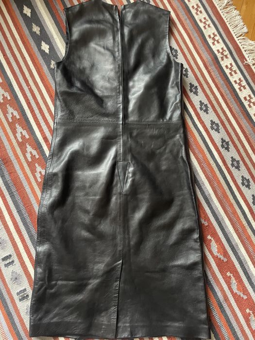 Rochie din piele naturala, mar.36