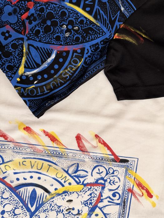 Louis Vuitton тениски — бяла и черна, размери S–XXL, нови