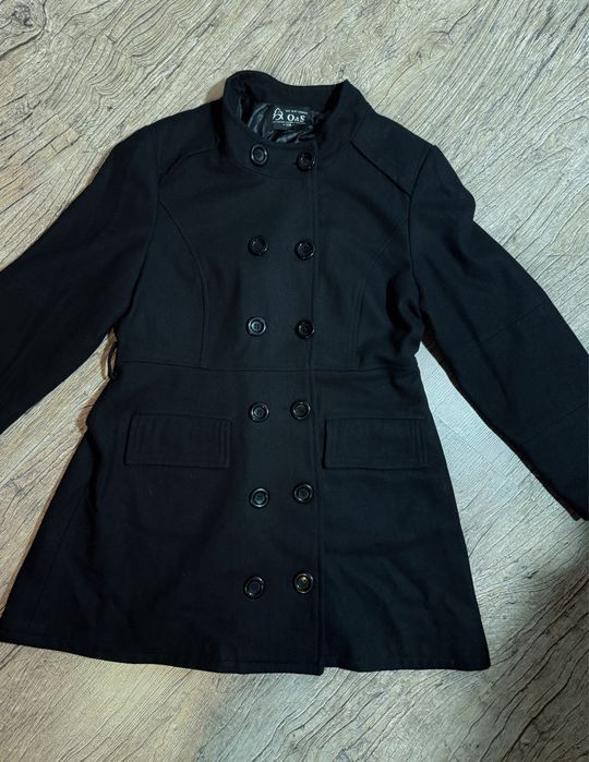 Palton negru marime L