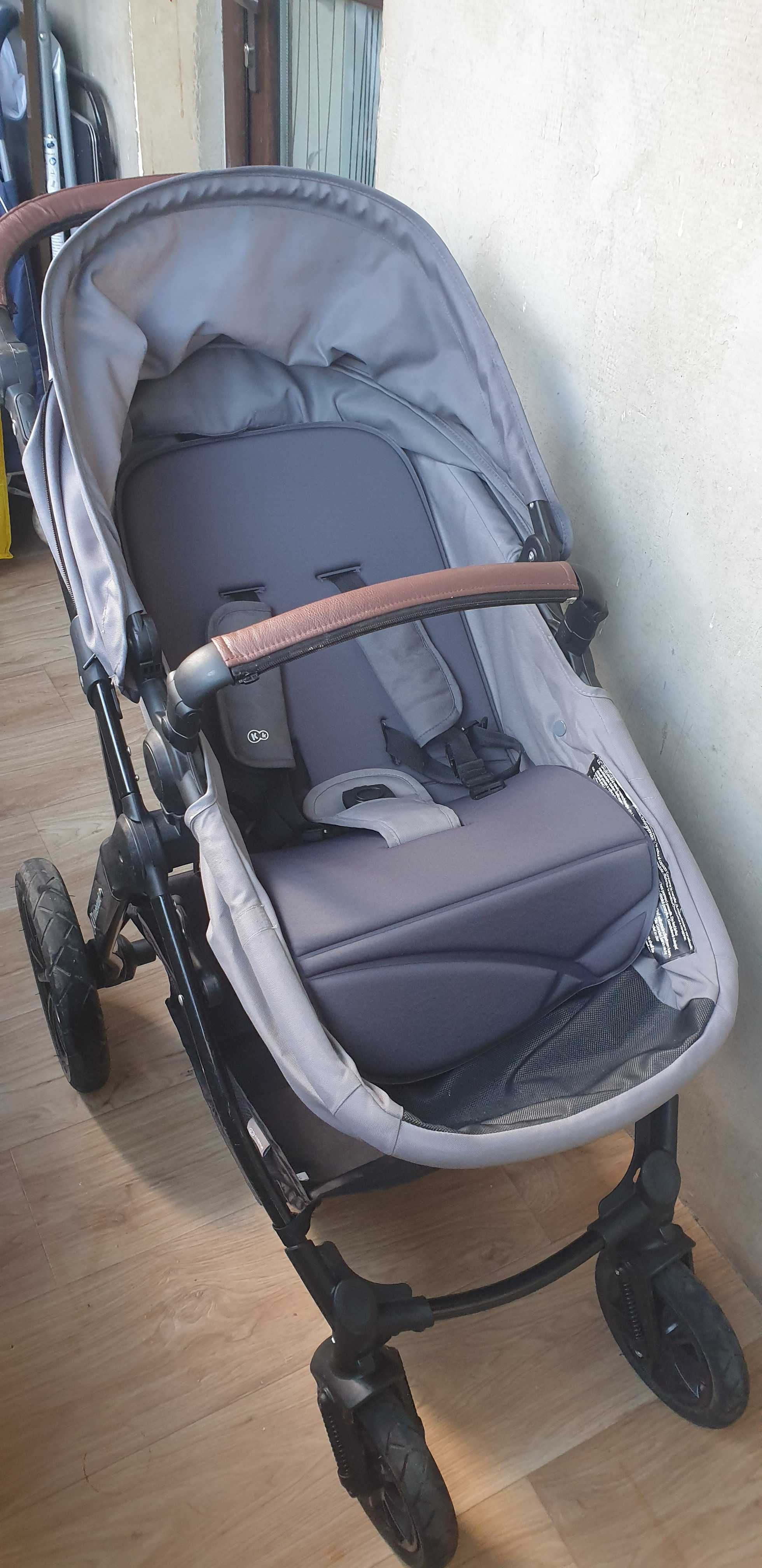 Carucior 3 in 1 Kinderkraft gri