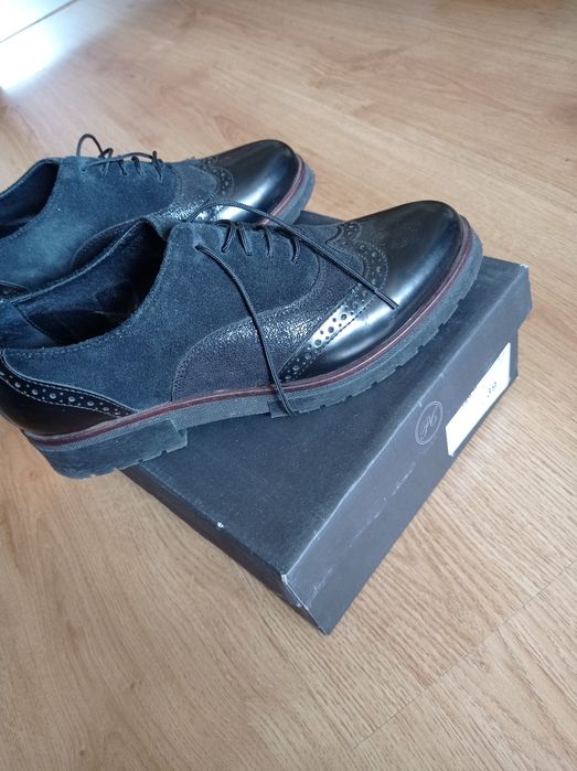 Обувки/оксфорд/Vera Pele Pat Calvin