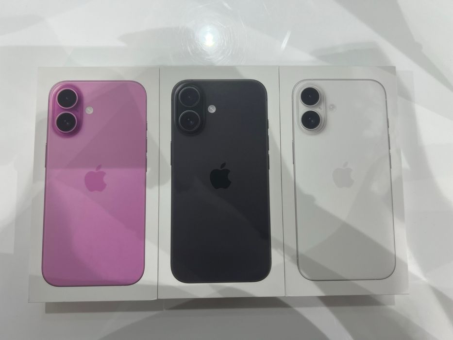 Аpple iphone 16 128GB,Black,White,Pink