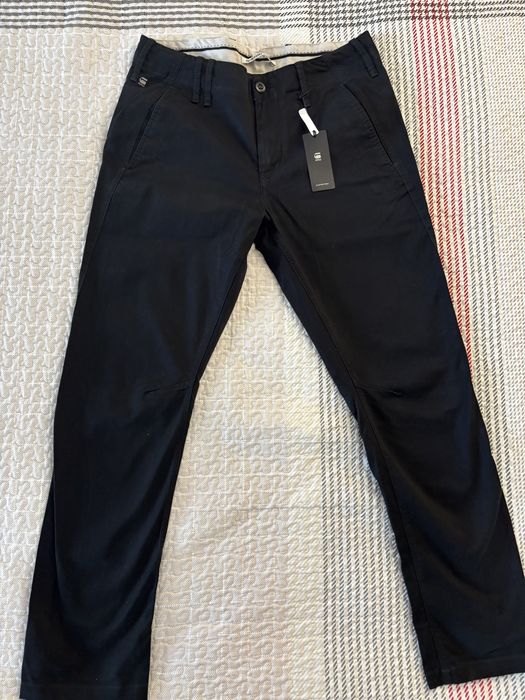 G-Star Мъжки Черен Панталон Slim fit