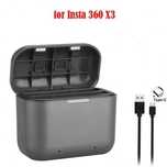 Incarcator dublu dock incarcare acumulatori camera actiune Insta360 X3