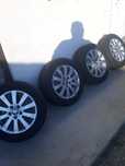 Vand jante originale VW 5X112 R16 cu anvelope noi de iarnă