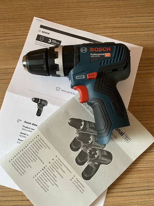 Акумулаторен ударен безчетков винтоверт Bosch GSB 12V-35