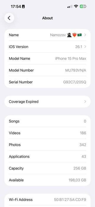 Iphone 15 pro max sotiladi