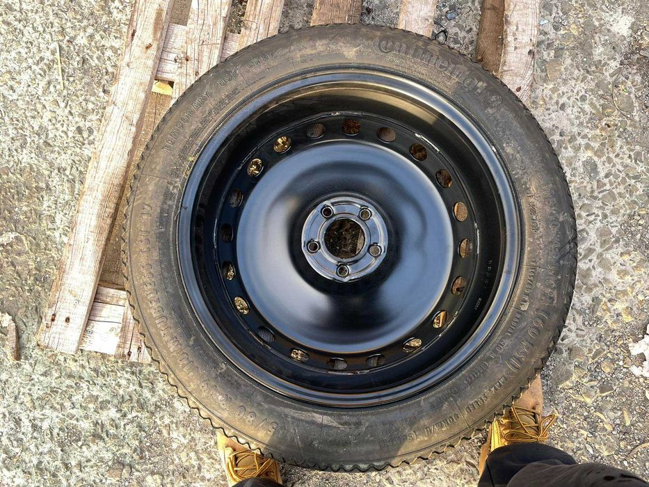 19 Резервна Джанта Патерица 5х112 AUDI A8 5J et22 Continental 145/80