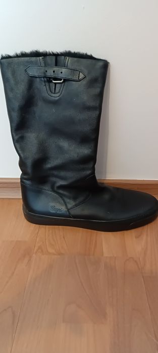 Gucci authentic Leather fur boots