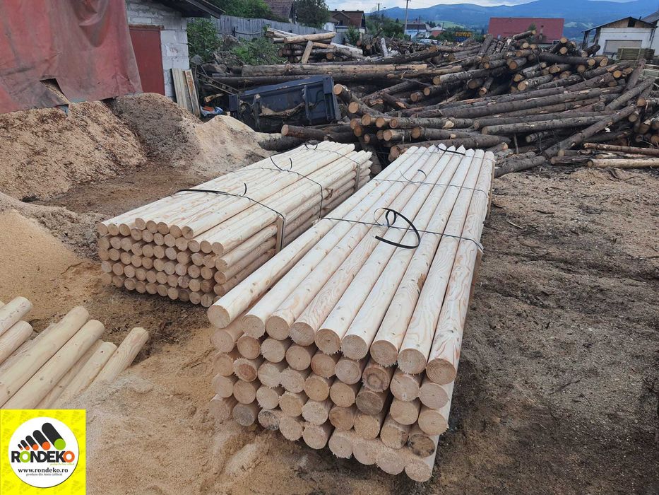 Stalpi din lemn calibrat pentru instalatii antigrindina