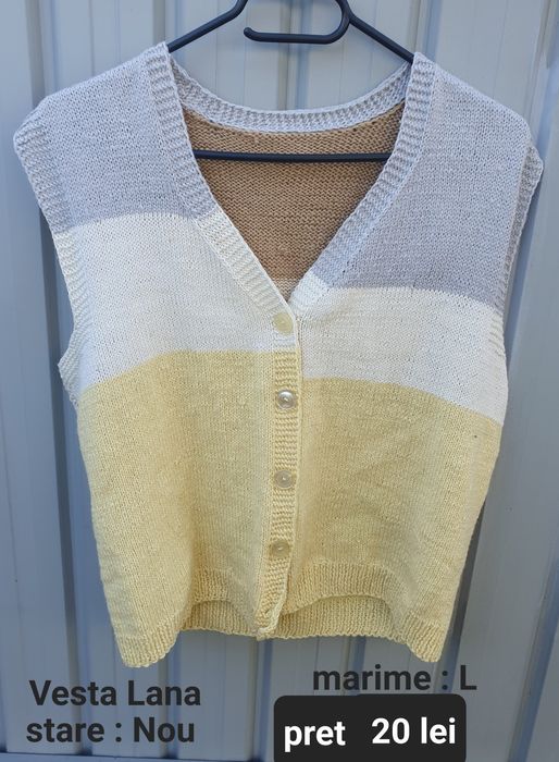 Vesta lana / L / Nou
