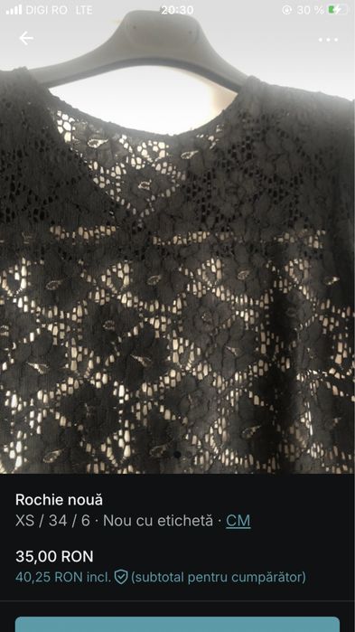 Rochie nouă neagră