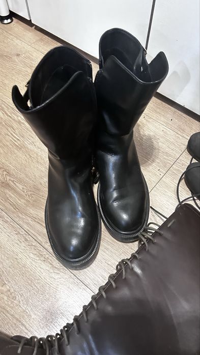 Дамски боти естествена кожа 39