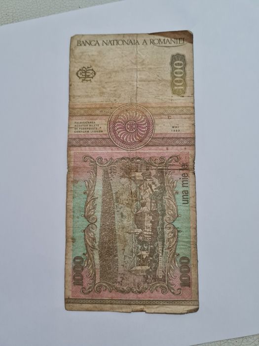 Bancnotă 1000 lei din 1993, serie limitată