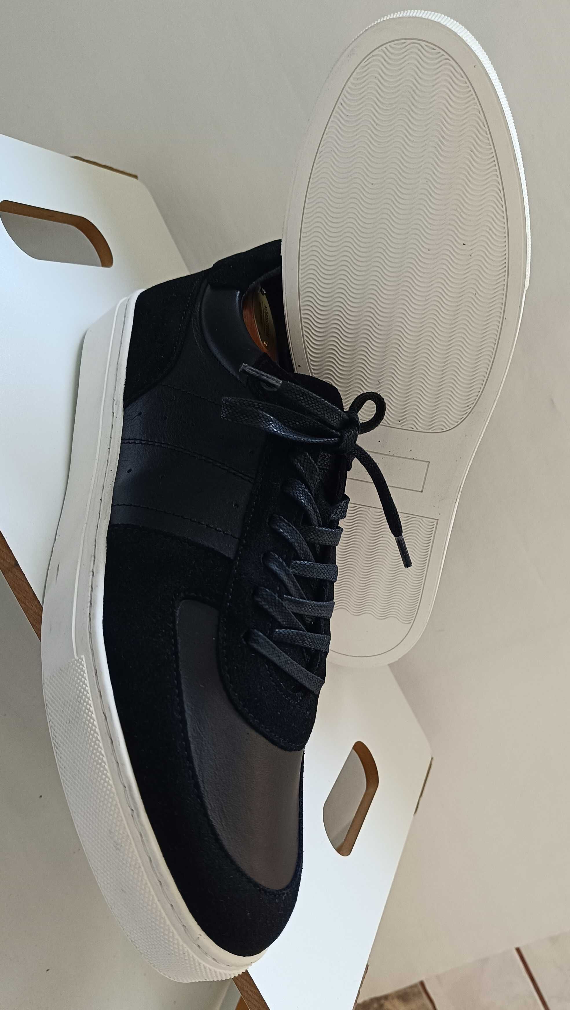 Pantofi sport casual 45 premium Tommy Hilfiger UMO NOI piele naturala