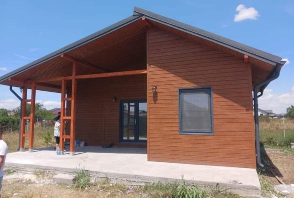 Casa modulare pe structură metalică