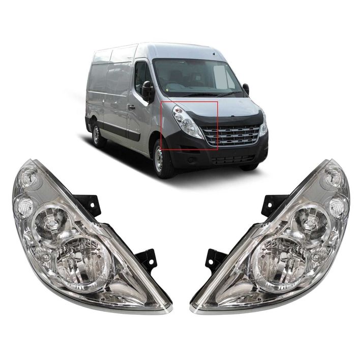 Фарове Фар за RENAULT MASTER 2010 - 2019 / Рено Мастер с мотор