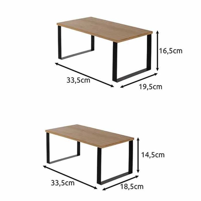 Бамбукова кухненска етажерка – комплект от 2 броя, Ruhhy