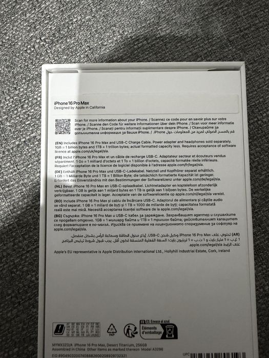 iPhone 16 Pro Max 256gb Ca Nou Top