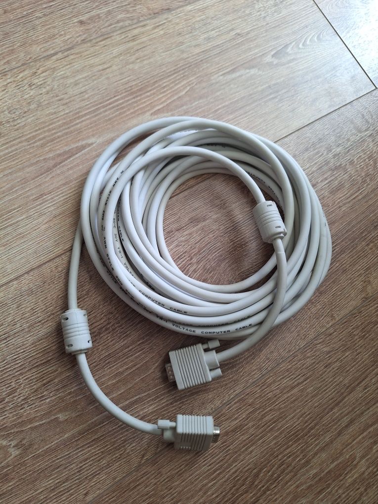 Кабель компютерный High Speed VGA - VGA 10 м., ферритовые кольца.