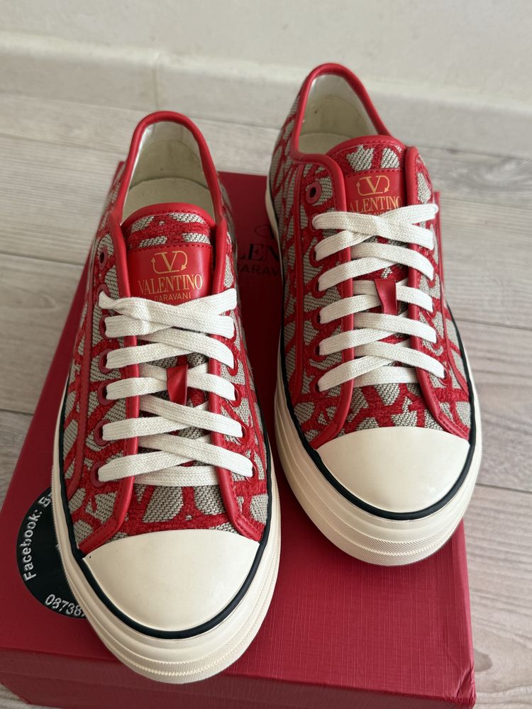 Valentino Red V Logo Sneakers