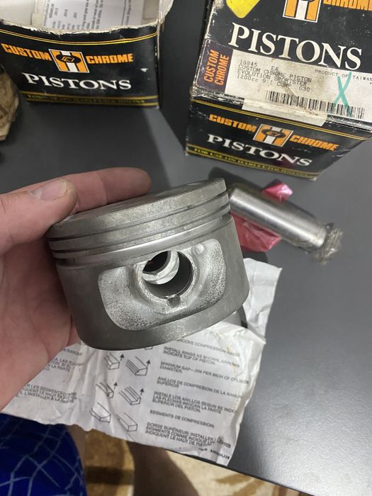 Pistoane harley davidsons plus segmenti plus tije supape