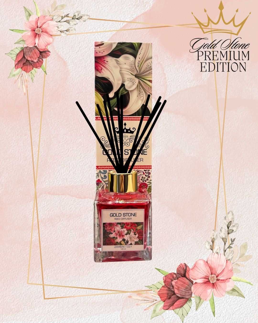 Ароматизатори за дома - Gold Stone - Premium Reed Diffuser