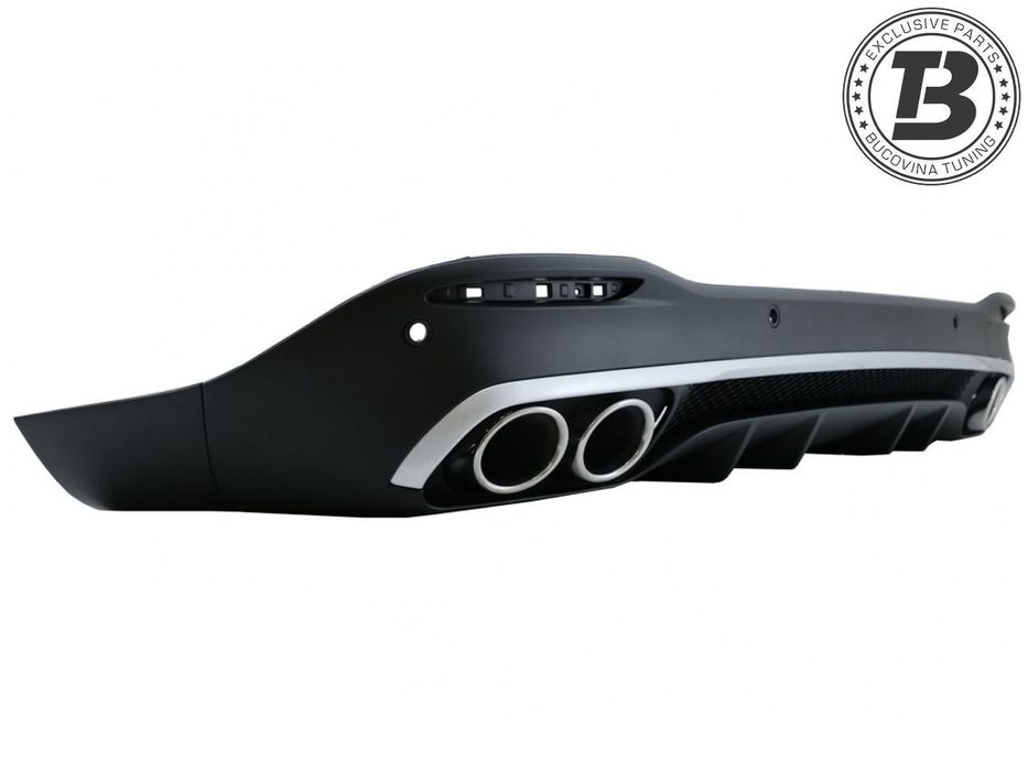 Difuzor Bara Spate cu Ornamente compatibil cu Mercedes GLE SUV W167 AMG