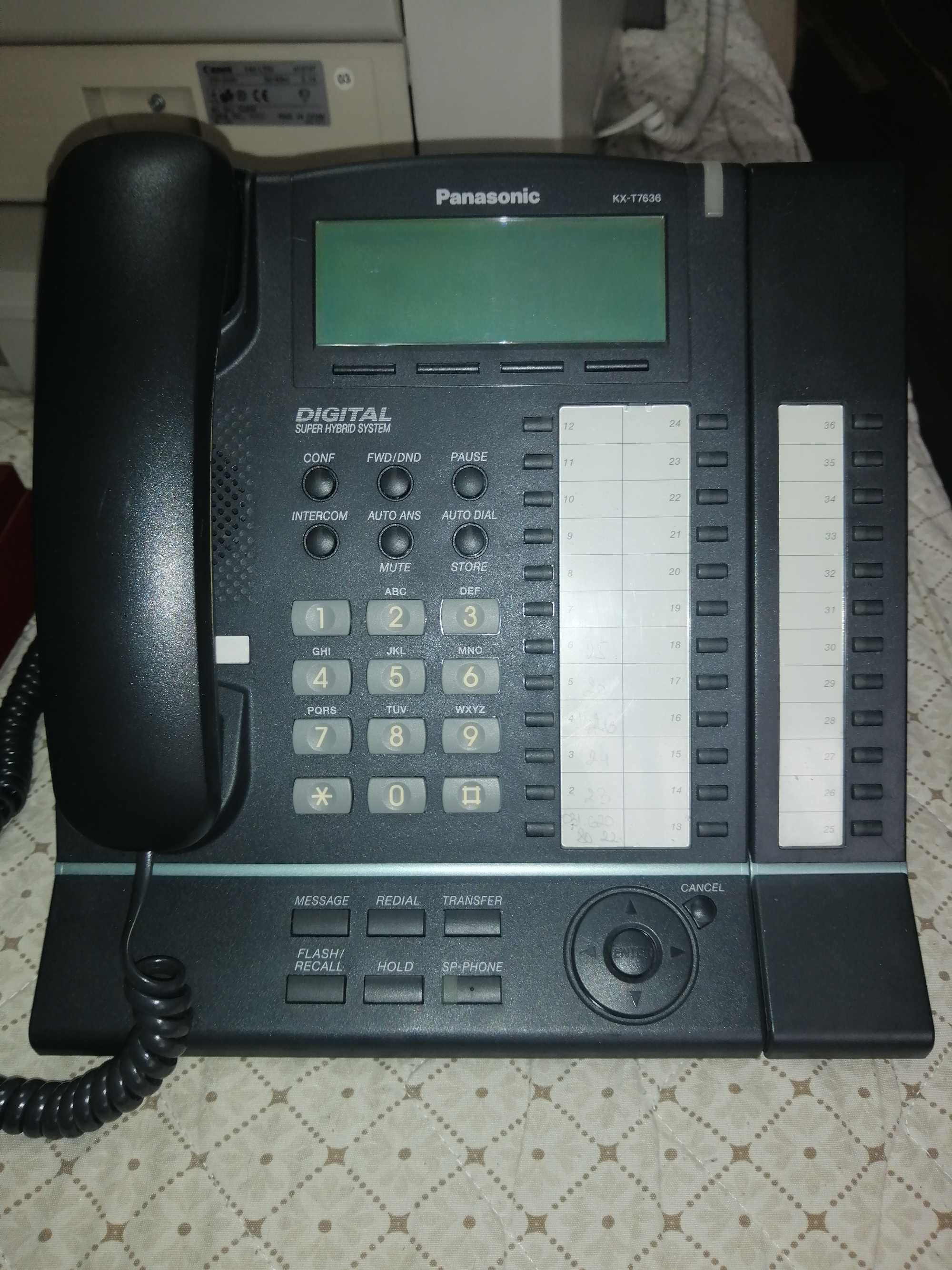 Telefon secretariat Panasonic KX-T7636