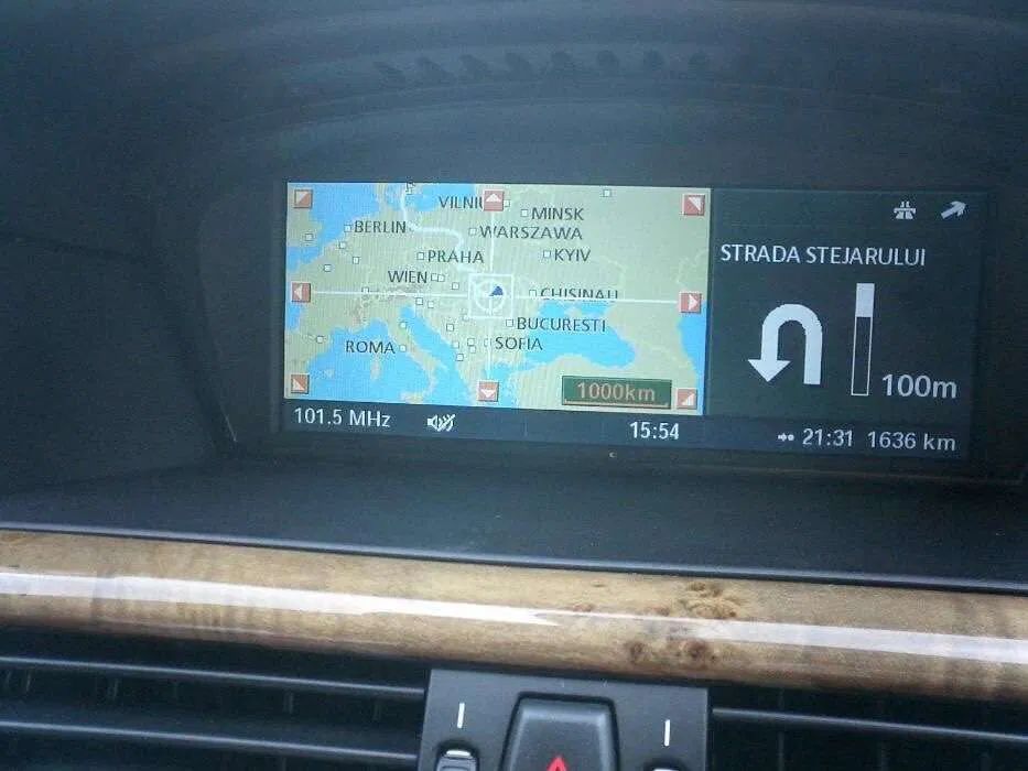 DVD Harti navigație BMW E81 E87 E90 E91 E60 E61 Europa Romania 2022