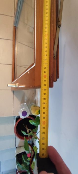 Usa terasa/balcon din lemn stratificat geam termopan