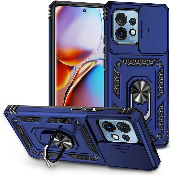 Husa hybrid Armor cu inel pentru Motorola G04 / G24 / Edge 40 Pro
