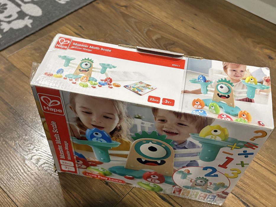 Hape Monster Math Scale – образователна везна, 3+ години