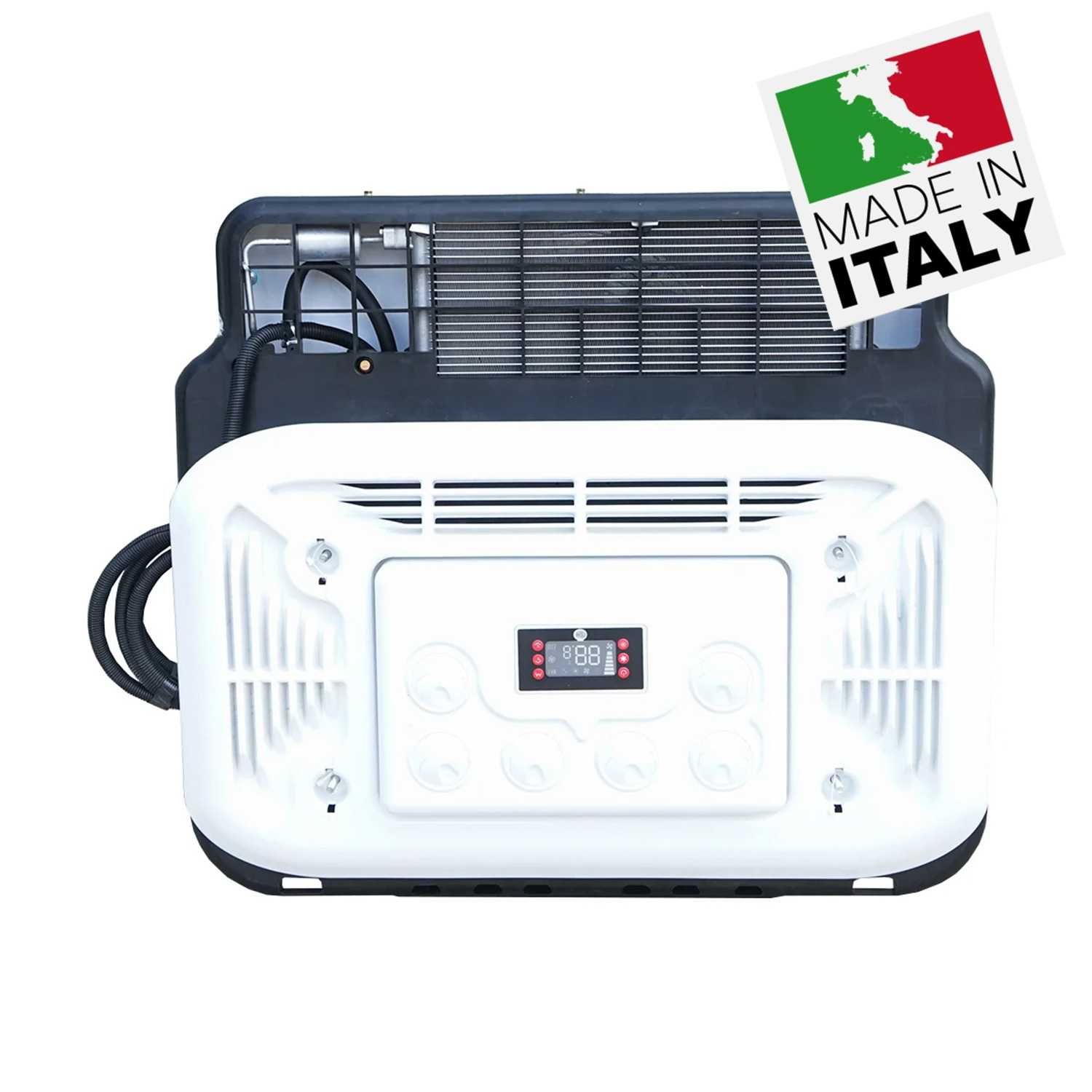 Бюджетен Електрически климатик "Лукс" 2500W- 12/24V за Бусове, Кемпери